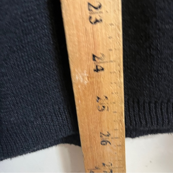 Koos of course Sweater buttoned pockets silk detailing sz small S - Picture 2 of 14